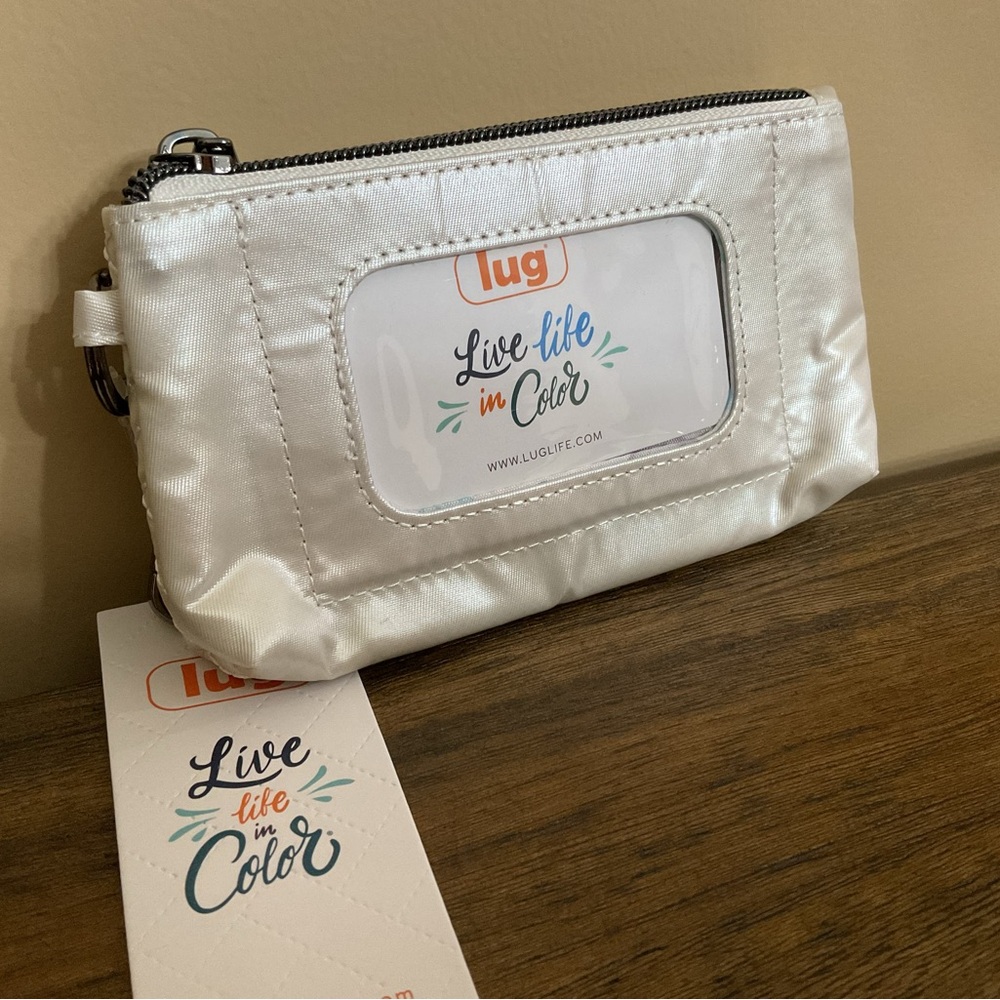 Lug Metro XL Pouch Metallic Cloud. NWT in plastic - Picture 2 of 9
